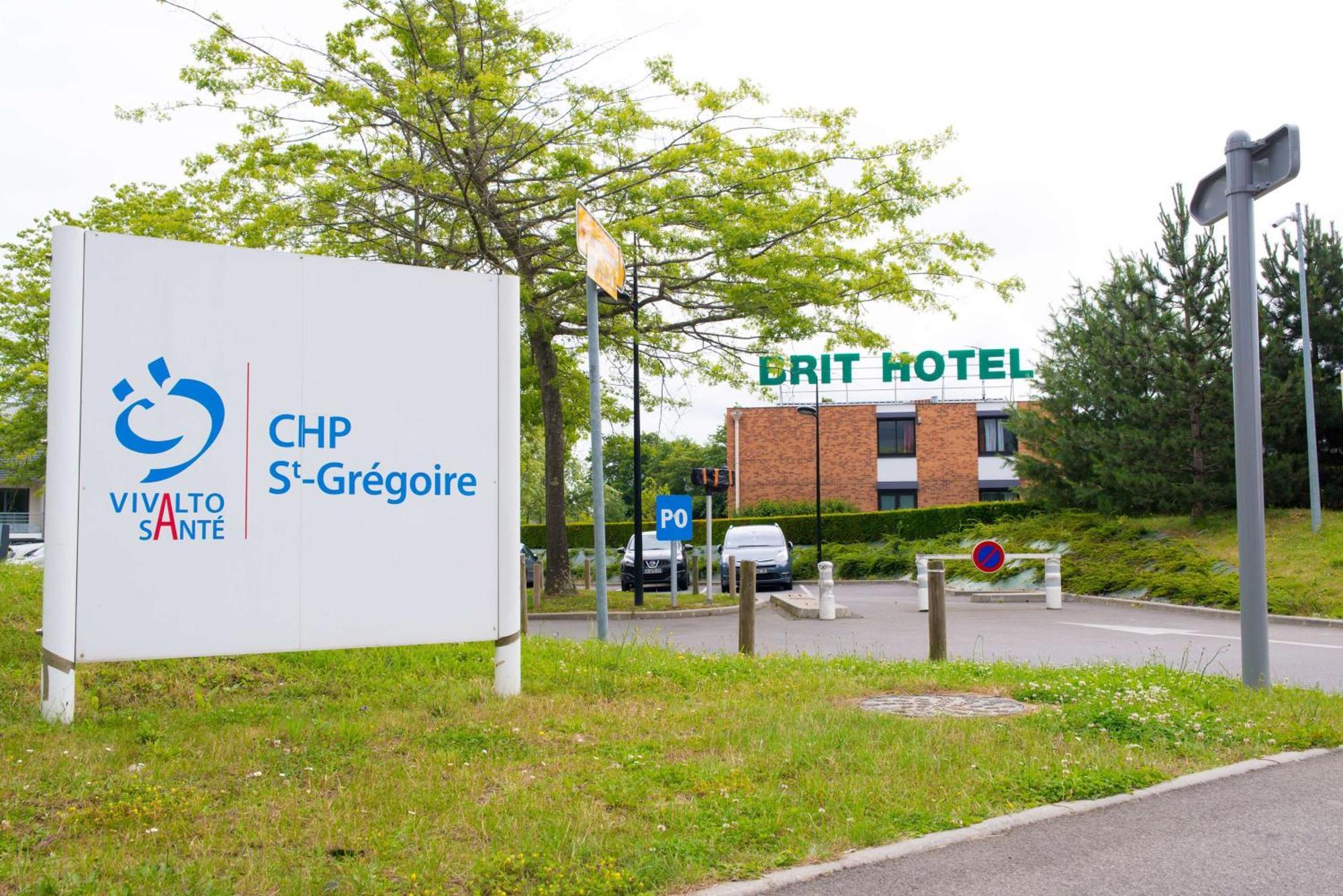 Brit Hotel Rennes St Gregoire - Le Villeneuve Saint-Grégoire Exterior foto